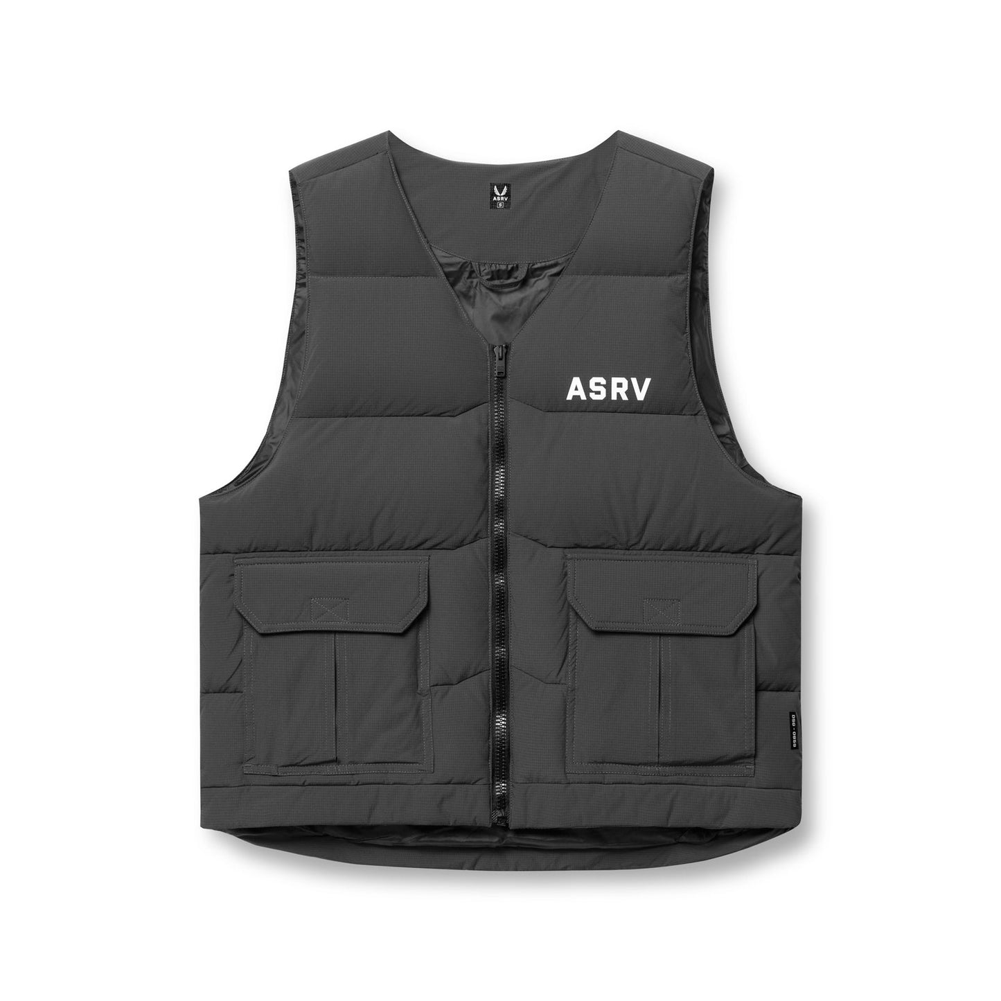 0859. Ripstop Insulated Puffer Gilet Space Grey | ASRV Online