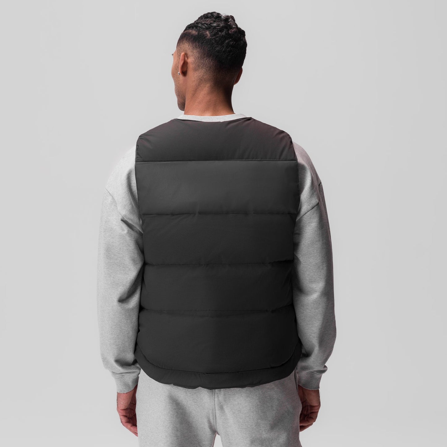 0859. Ripstop Insulated Puffer Gilet Space Grey | ASRV Online