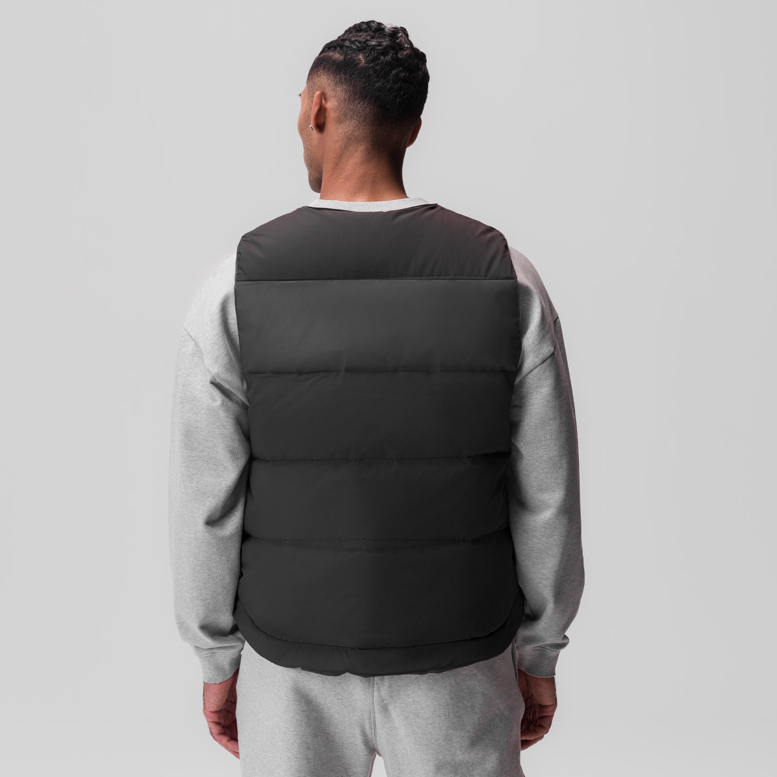 0859. Ripstop Insulated Puffer Gilet Space Grey | ASRV Online