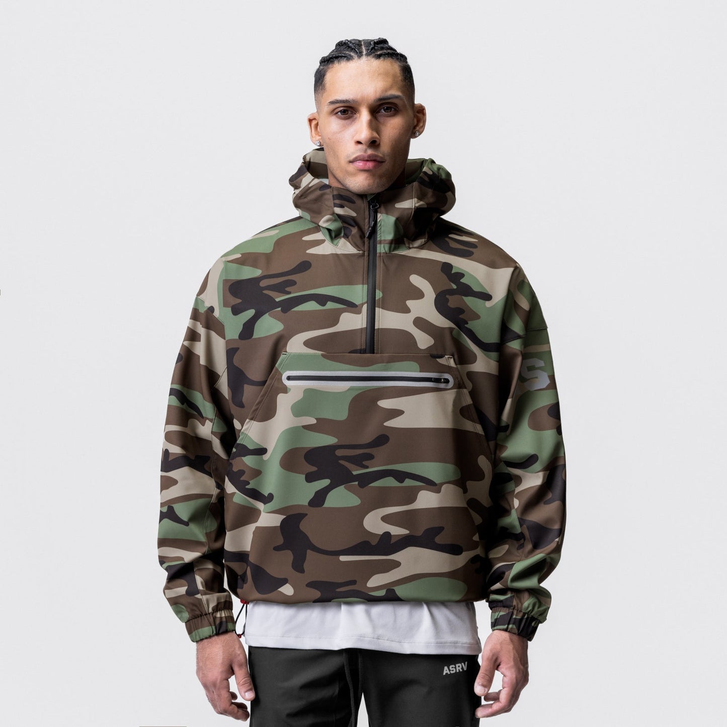 0717. Weather-Ready Anorak Jacket Woodland Camo | ASRV US