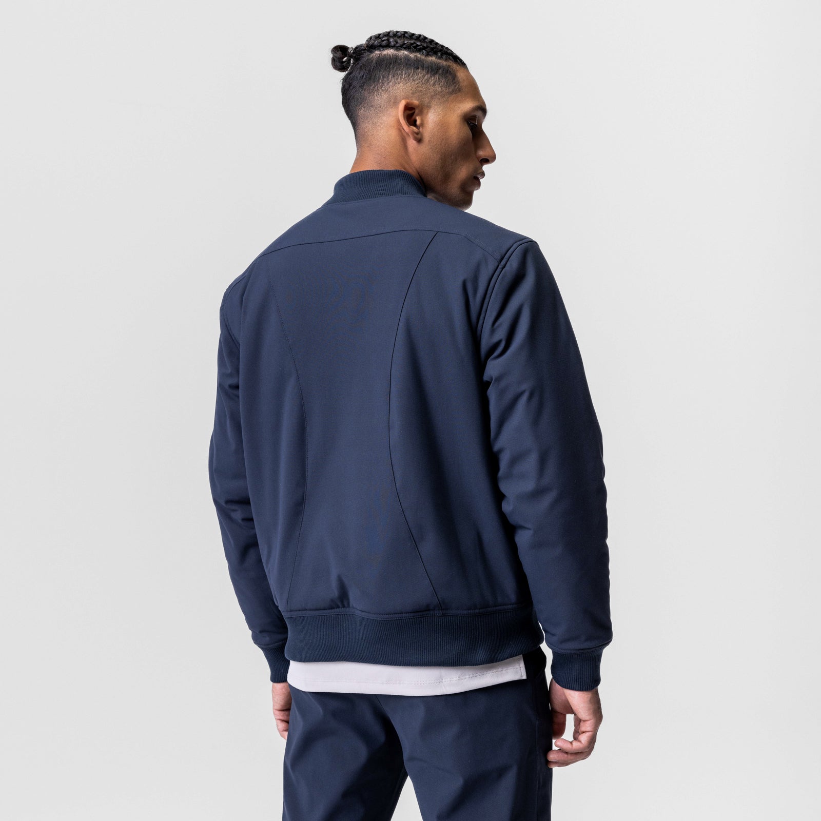 0677. Kinterra™ Weatherproof Bomber Jacket Navy | ASRV on sale