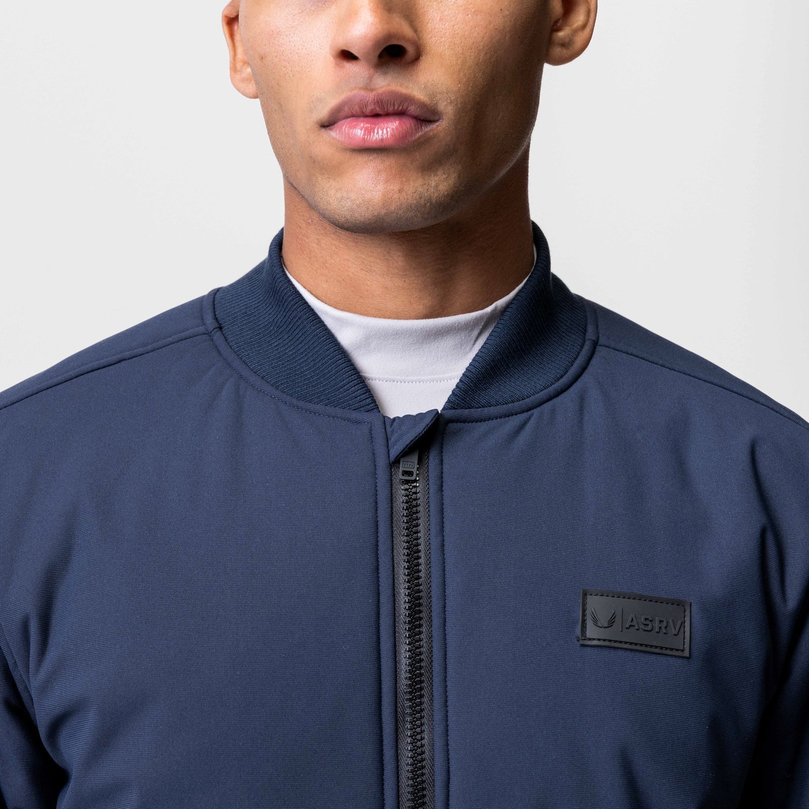 0677. Kinterra™ Weatherproof Bomber Jacket Navy | ASRV on sale