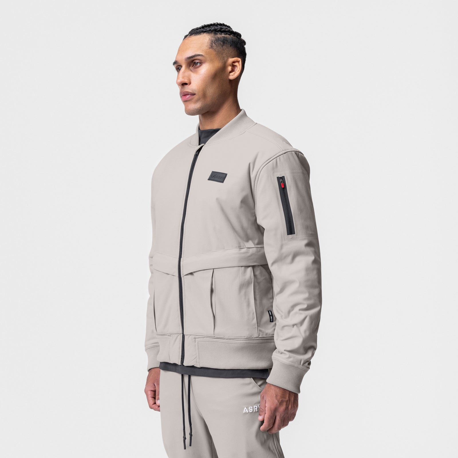 0677. Kinterra™ Weatherproof Bomber Jacket Chai | ASRV for sale
