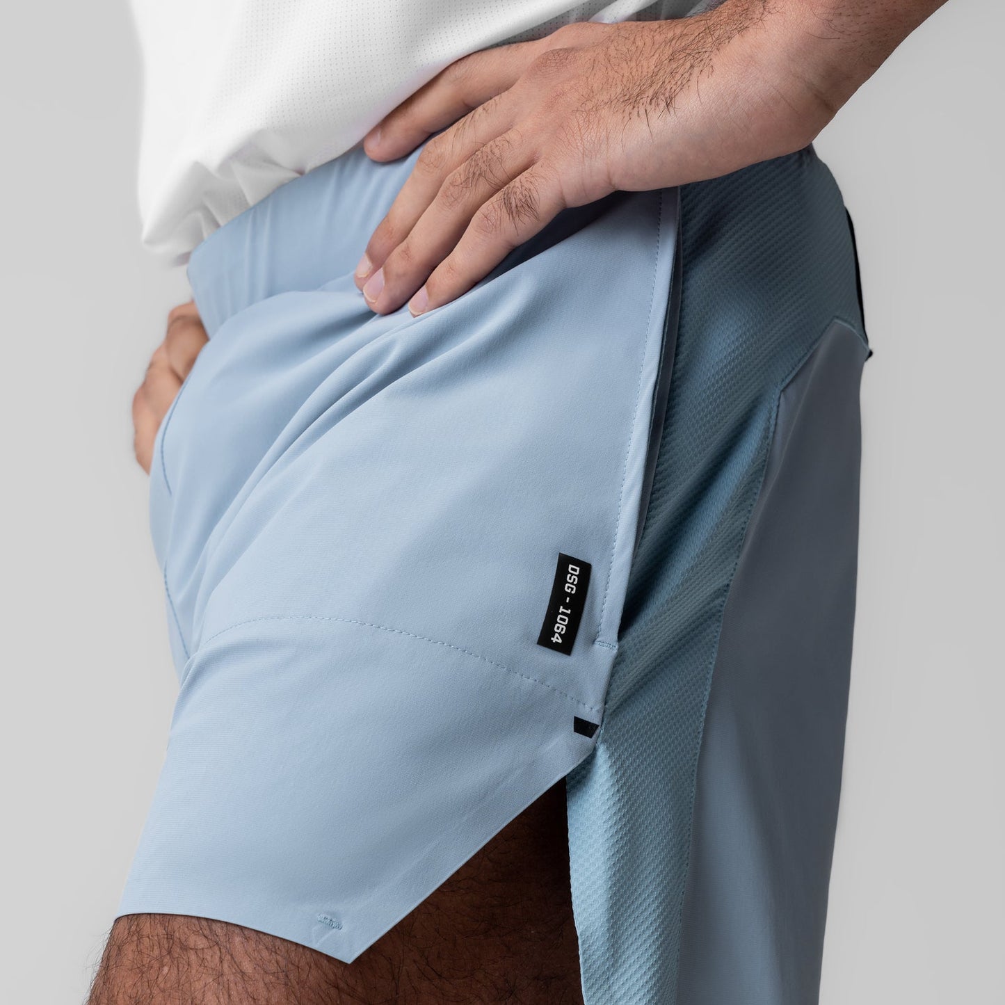 1064. Tetra-Lite® 6" Bonded Training Short Light Sky | ASRV US