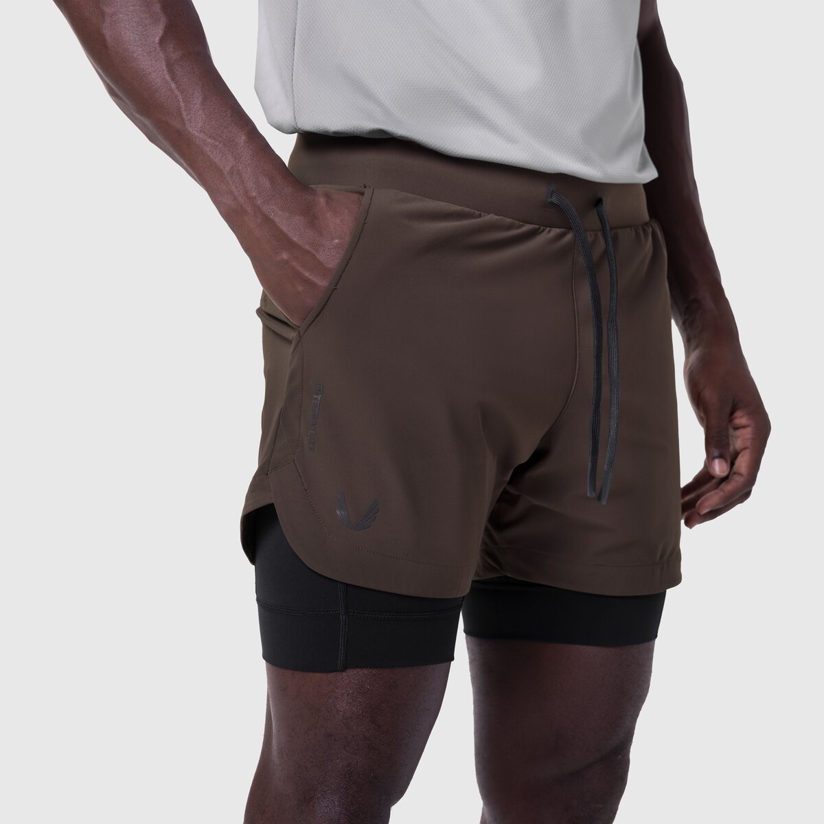0865. Tetra-Lite® 5" Liner Short Dark Earth "Wings"/Black | ASRV for sale