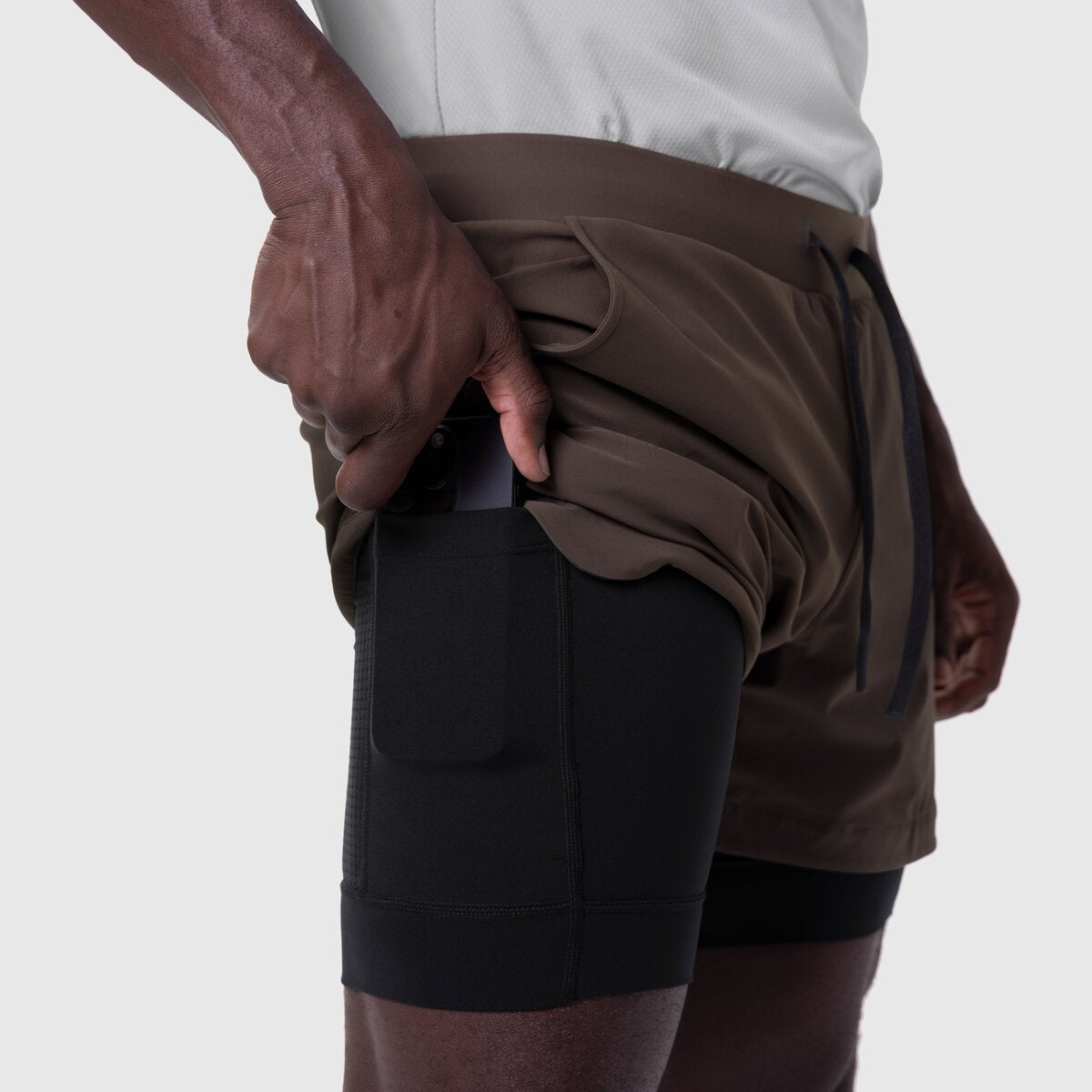 0865. Tetra-Lite® 5" Liner Short Dark Earth "Wings"/Black | ASRV for sale