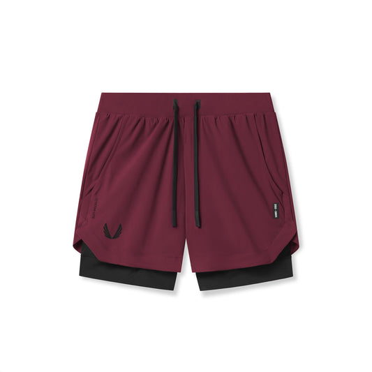 0865. Tetra-Lite® 5" Liner Short Crimson "Wings"/Black | ASRV Discount