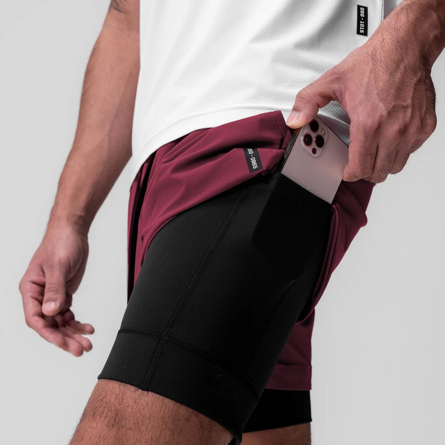0865. Tetra-Lite® 5" Liner Short Crimson "Wings"/Black | ASRV Discount