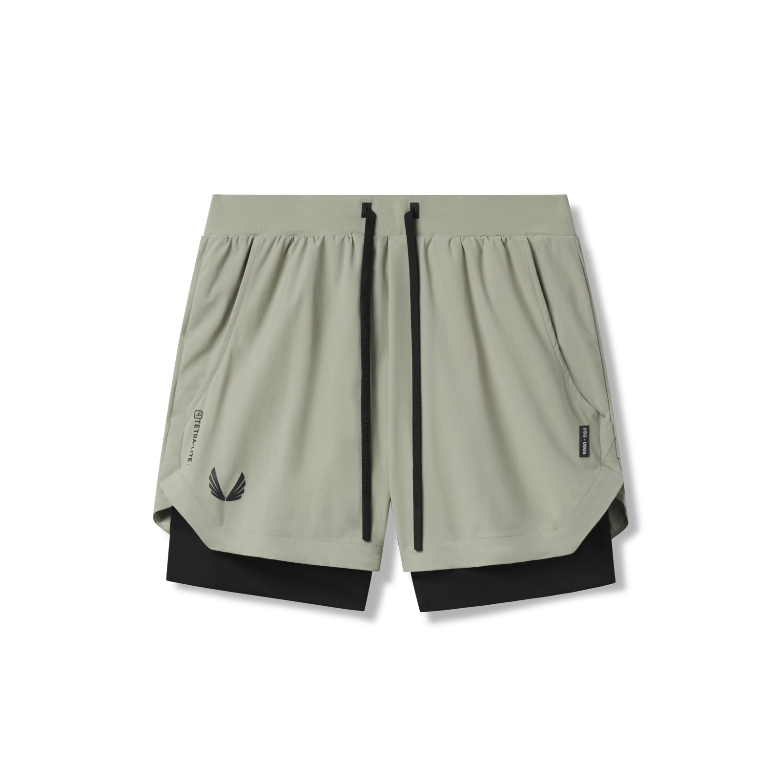 0865. Tetra-Lite® 5" Liner Short Sage "Wings"/Black | ASRV US