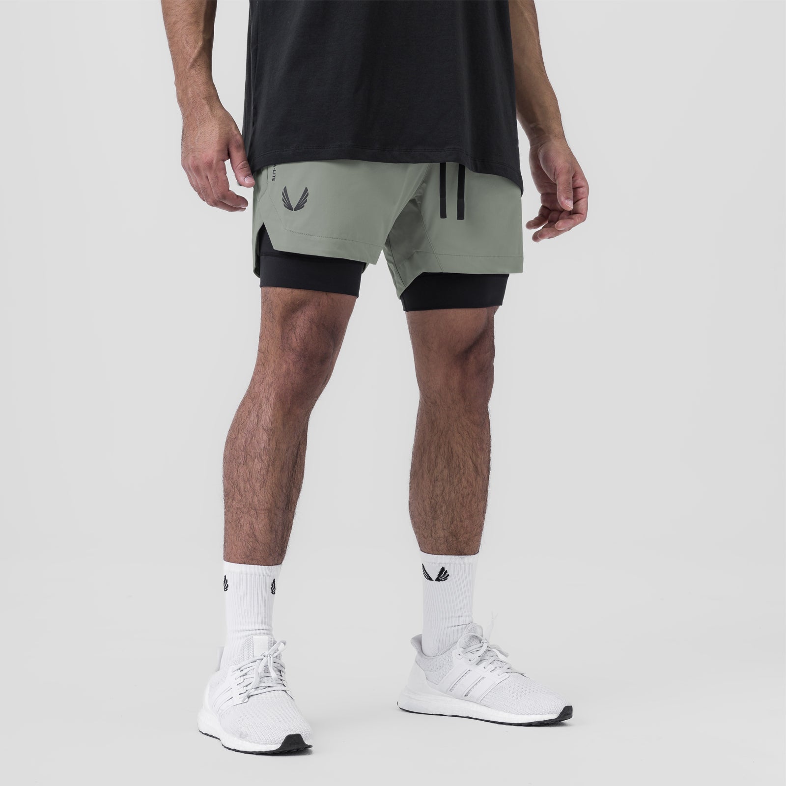 0865. Tetra-Lite® 5" Liner Short Sage "Wings"/Black | ASRV US