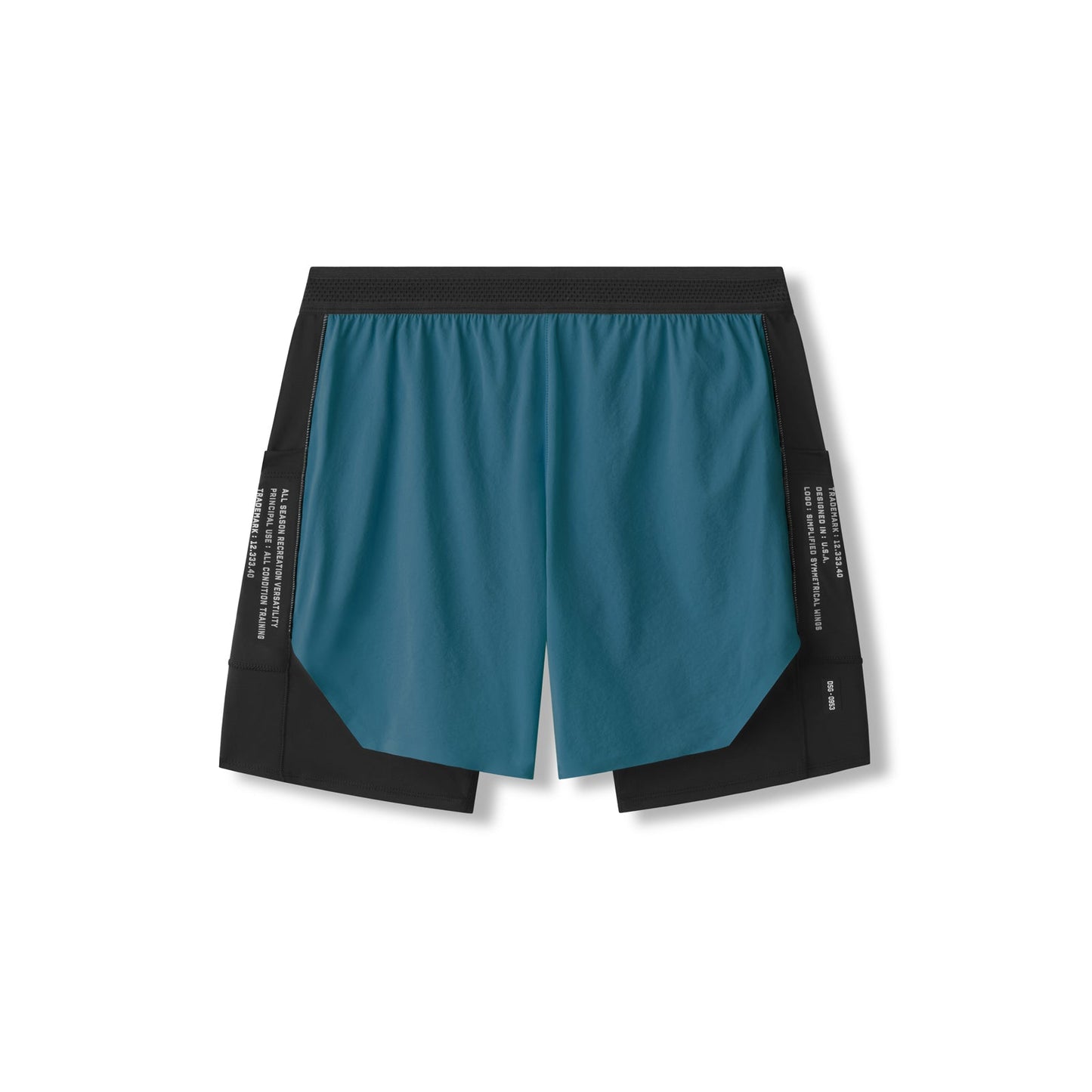 0953. Aerotex™ Hybrid Liner Short Storm/Black | ASRV Online