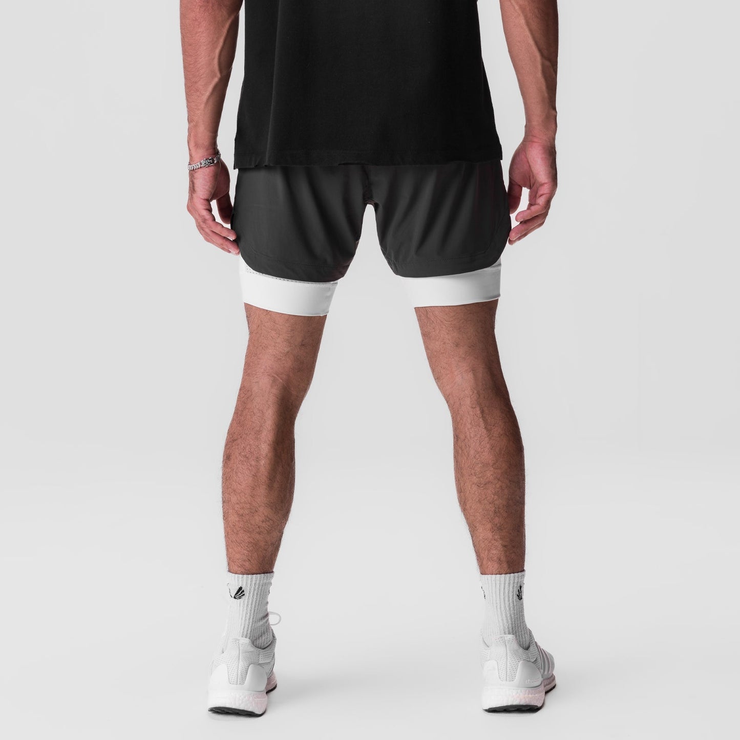 0865. Tetra-Lite® 5" Liner Short Space Grey/White/White "Wings" | ASRV Discount