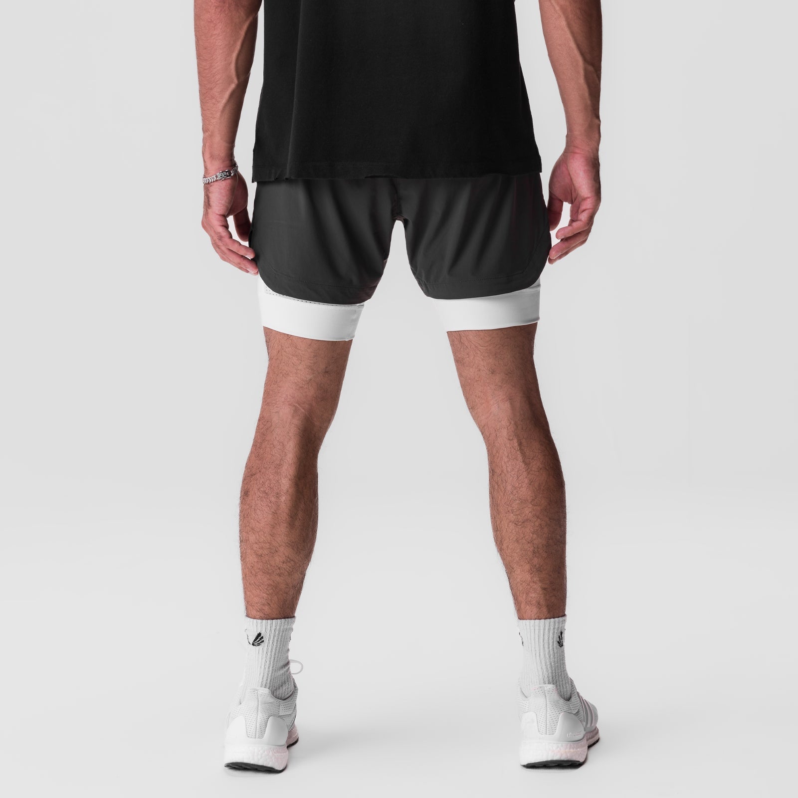 0865. Tetra-Lite® 5" Liner Short Space Grey/White/White "Wings" | ASRV Discount