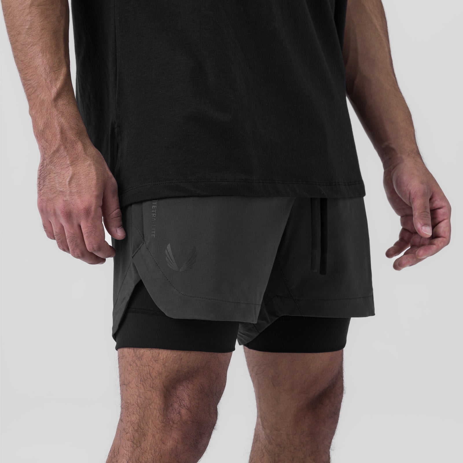 0865. Tetra-Lite® 5" Liner Short Space Grey "Wings"/Black | ASRV near me