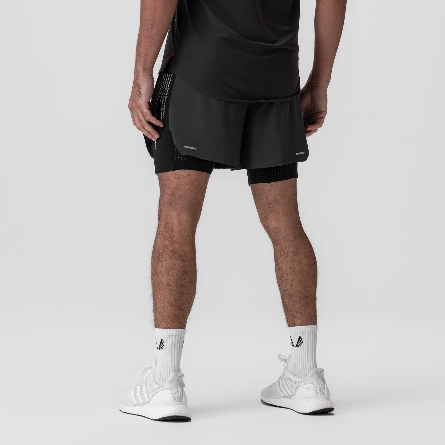 0953. Aerotex™ Hybrid Liner Short Space Grey/Black | ASRV Online