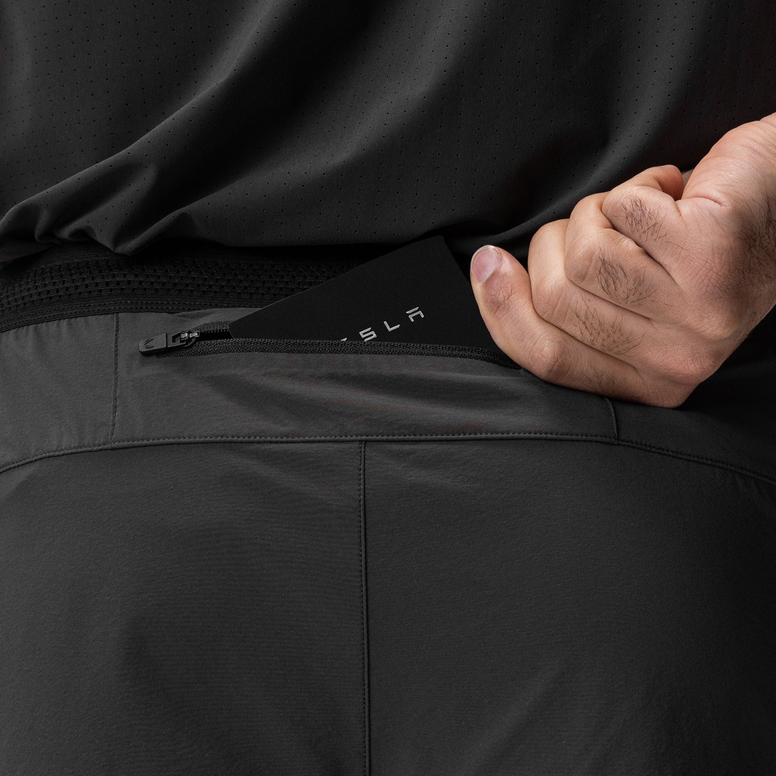 0953. Aerotex™ Hybrid Liner Short Space Grey/Black | ASRV Online