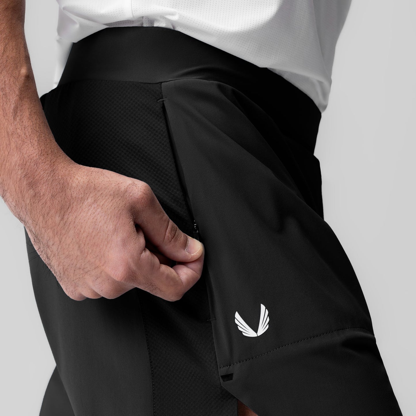 1064. Tetra-Lite® 6" Bonded Training Short Black | ASRV Discount