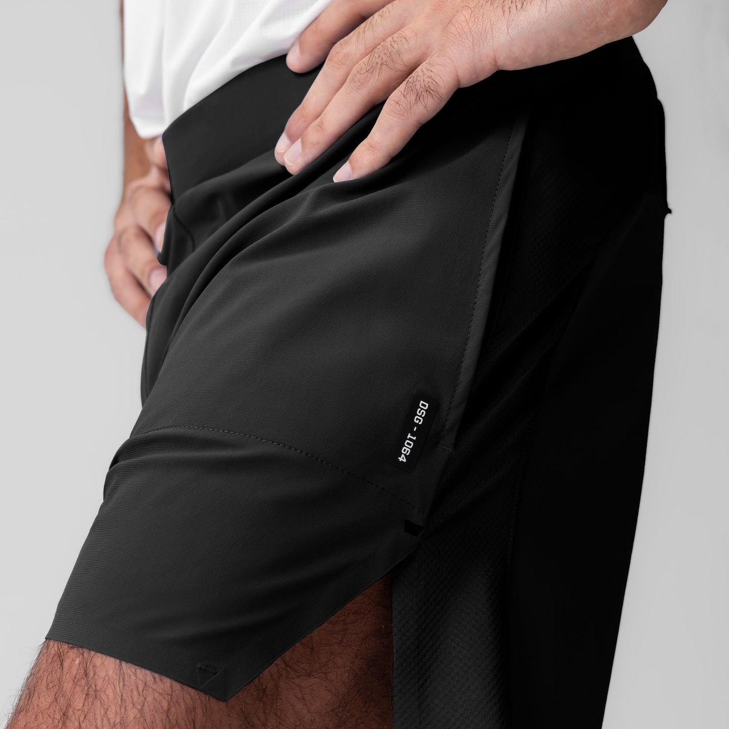 1064. Tetra-Lite® 6" Bonded Training Short Black | ASRV Discount