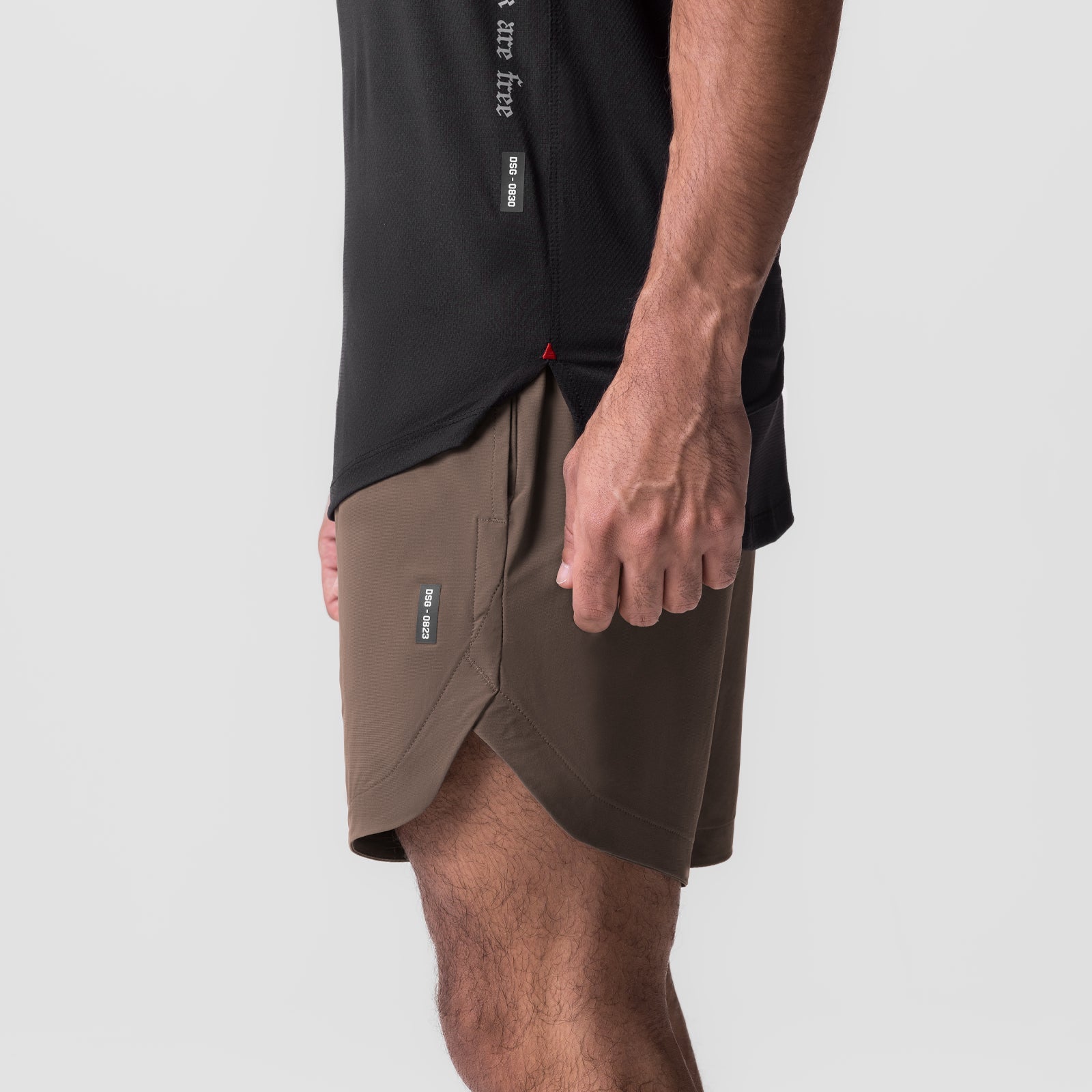 0823. Tetra-Lite® 7" Linerless Short Deep Taupe "Wings" | ASRV US