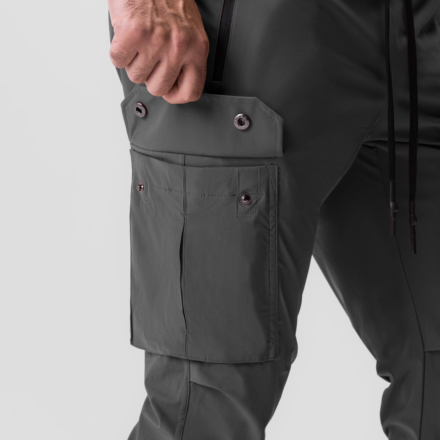 0825. Tetra-Lite® Cargo High Rib Jogger Space Grey | ASRV for sale