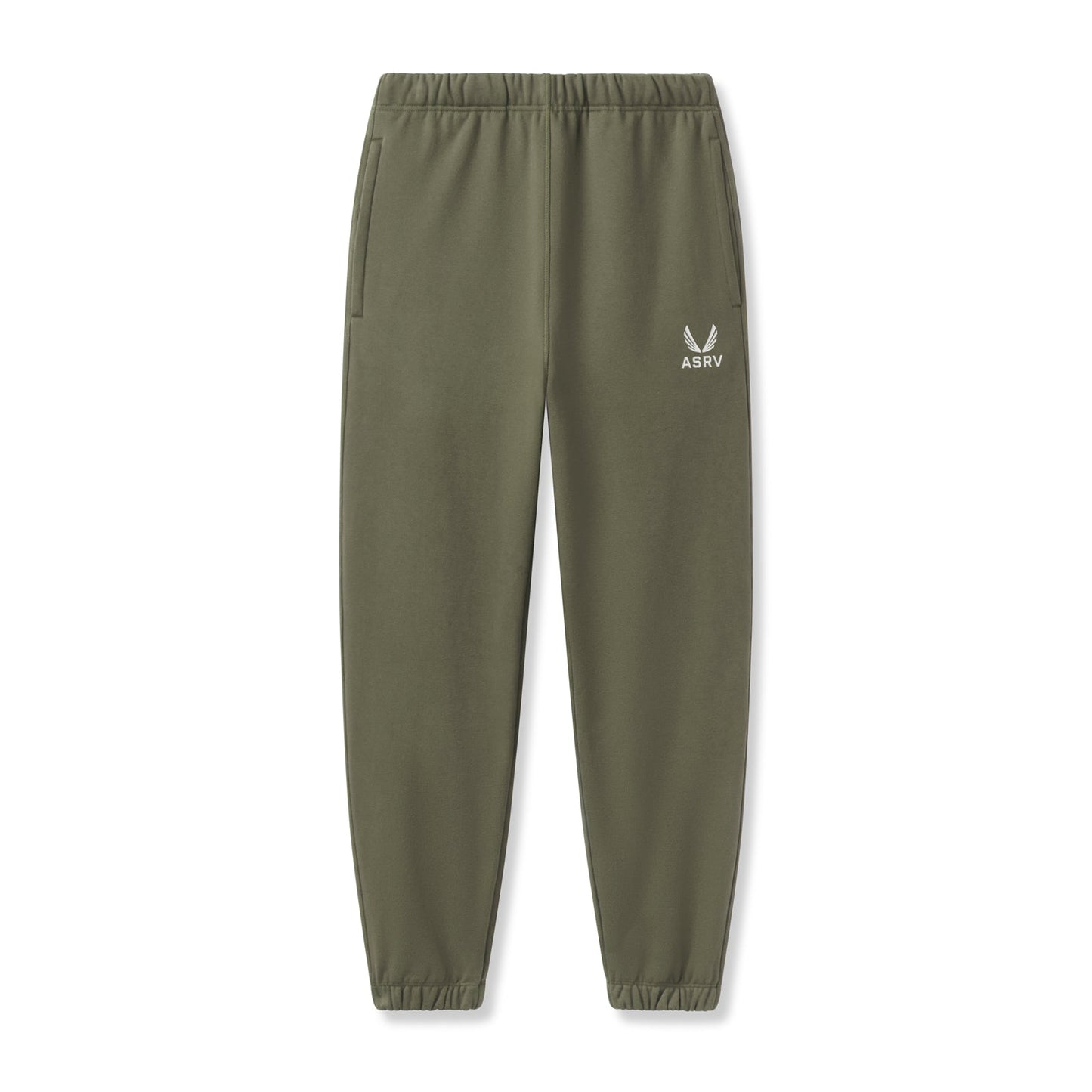 0655. Tech-Terry™ Oversized Sweats Olive "Emblem" | ASRV on sale