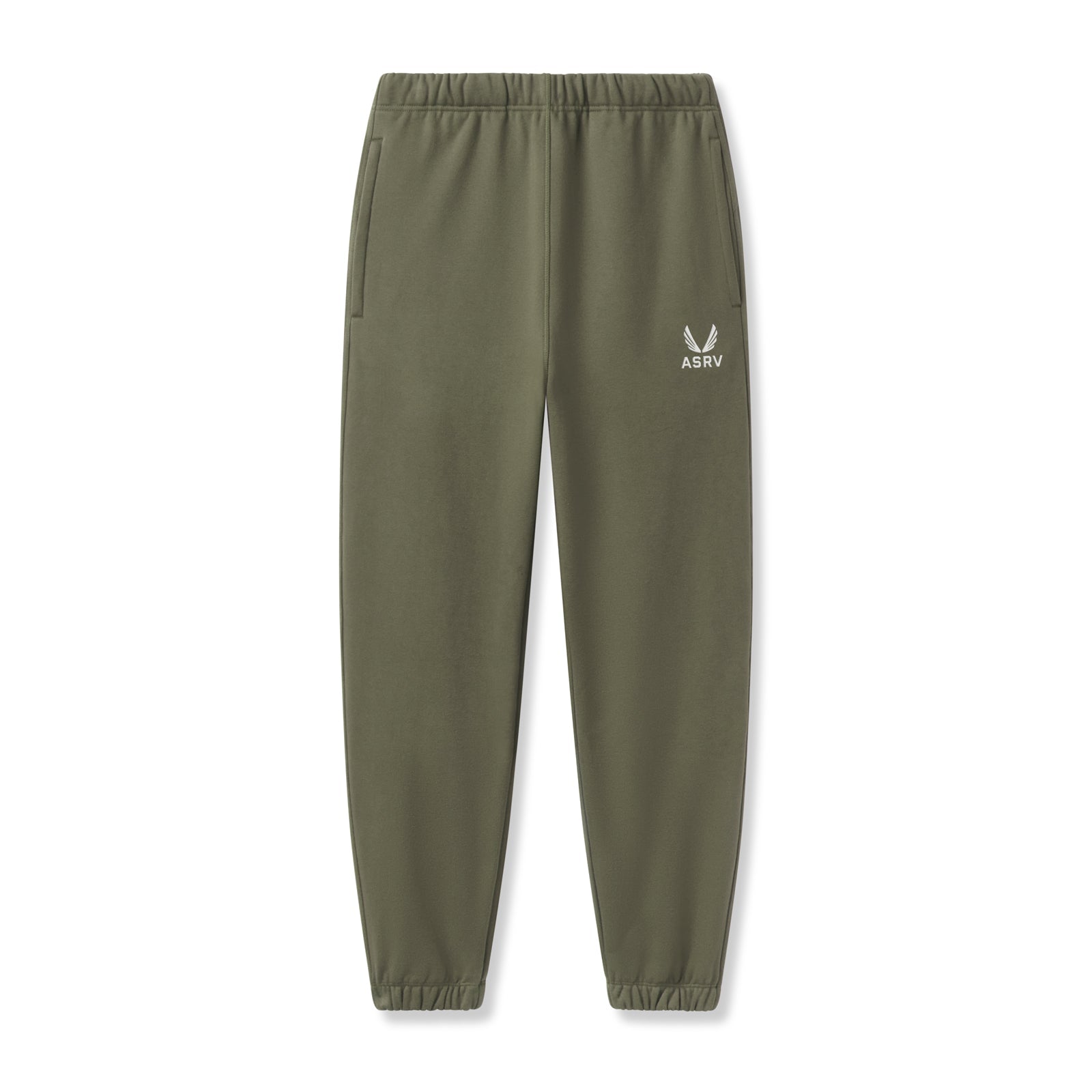 0655. Tech-Terry™ Oversized Sweats Olive "Emblem" | ASRV on sale