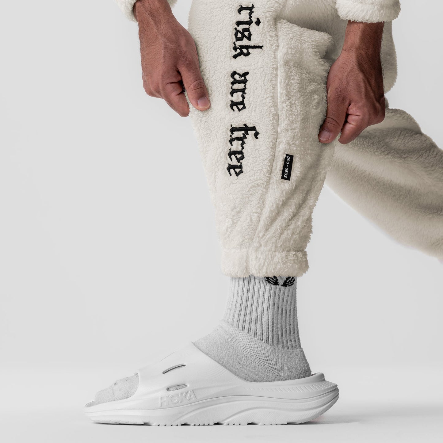 0692. Sherpa Recovery Sweats Ivory Cream/Black | ASRV Online