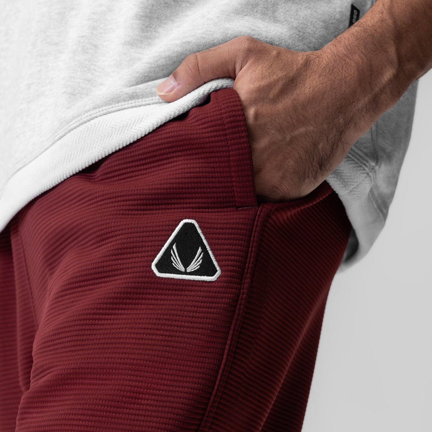 1034. Deltapeak® Straight Leg Sweats Crimson | ASRV Discount