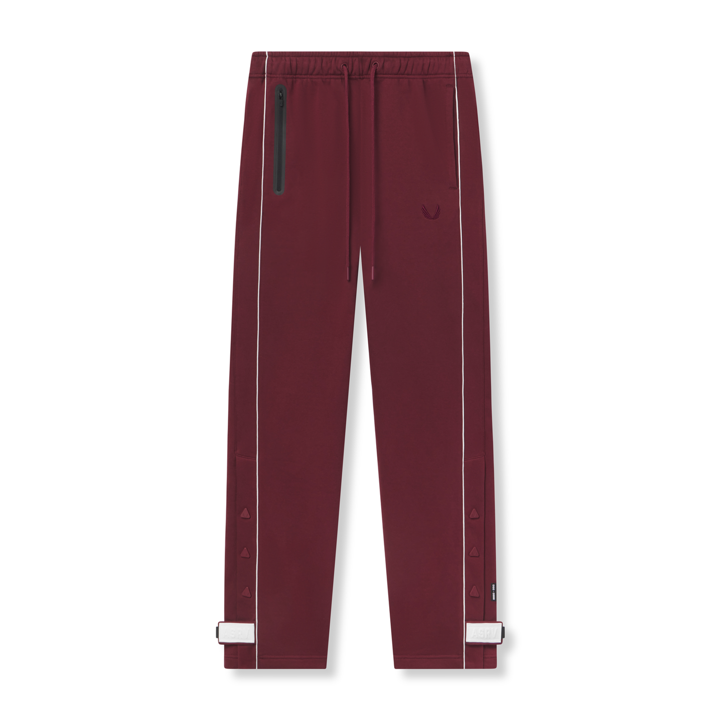 0998. Herringbone Terry Snap Button Sweats Crimson | ASRV sale