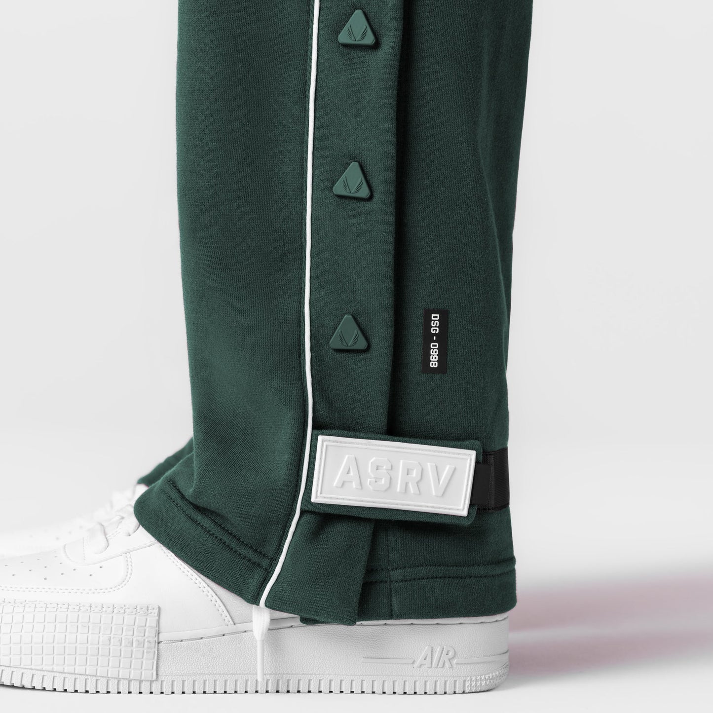 0998. Herringbone Terry Snap Button Sweats Forest Green | ASRV near me