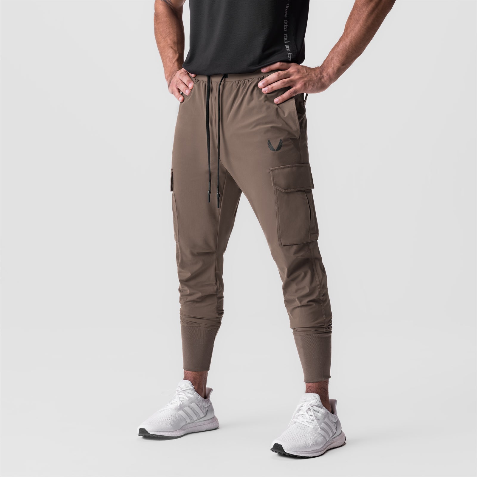 0825. Tetra-Lite® Cargo High Rib Jogger Deep Taupe | ASRV Online