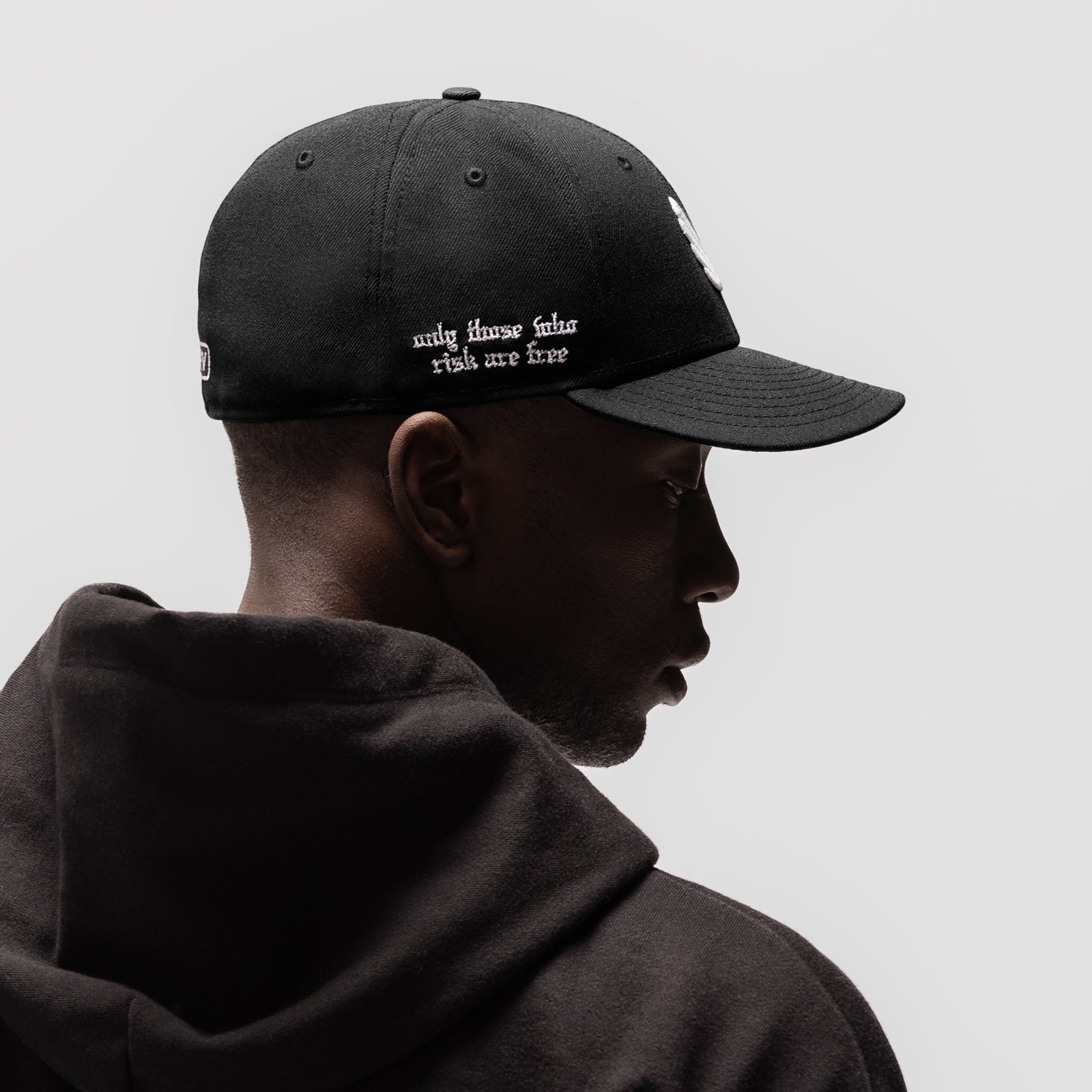 New Era® 59Fifty® Low Profile Hat Black/White "Wings" | ASRV for sale