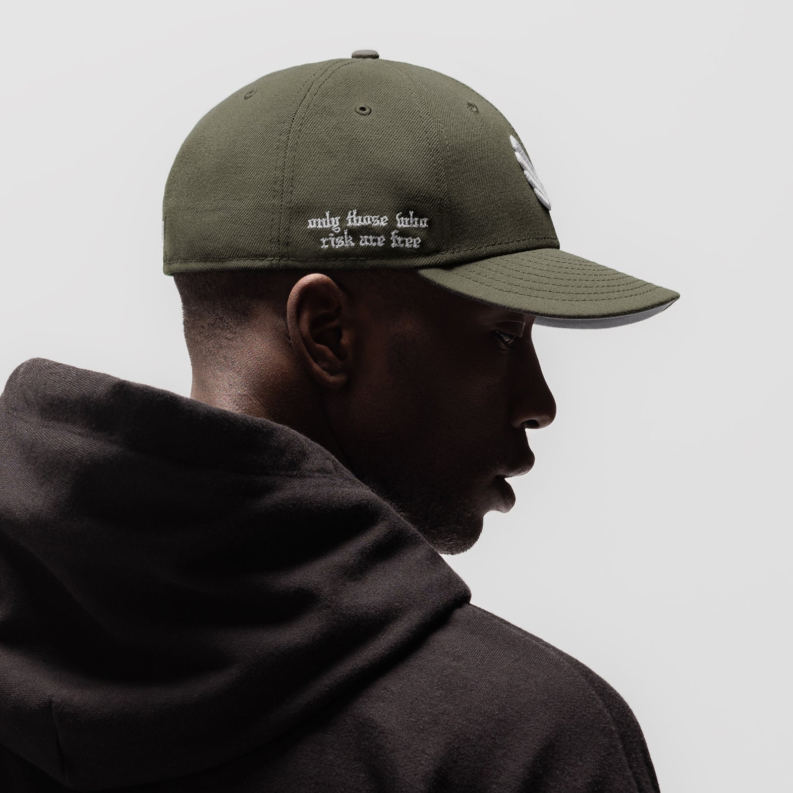 New Era® 59Fifty® Low Profile Hat Faded Olive/White "Wings" | ASRV Online
