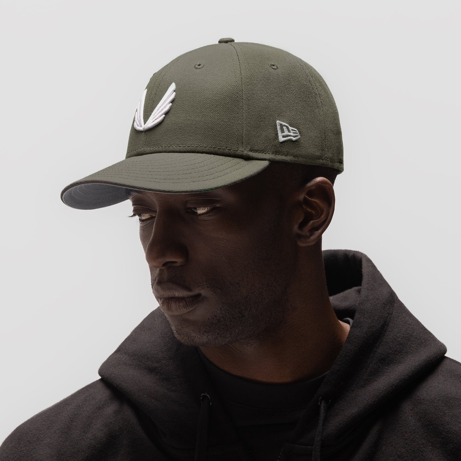 New Era® 59Fifty® Low Profile Hat Faded Olive/White "Wings" | ASRV Online