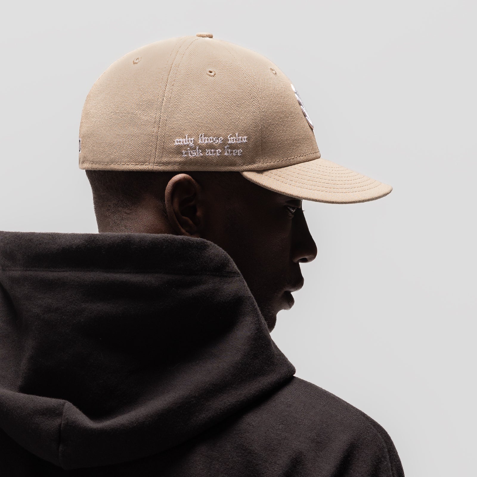 New Era® 59Fifty® Low Profile Hat Beige/White "Wings" | ASRV Discount
