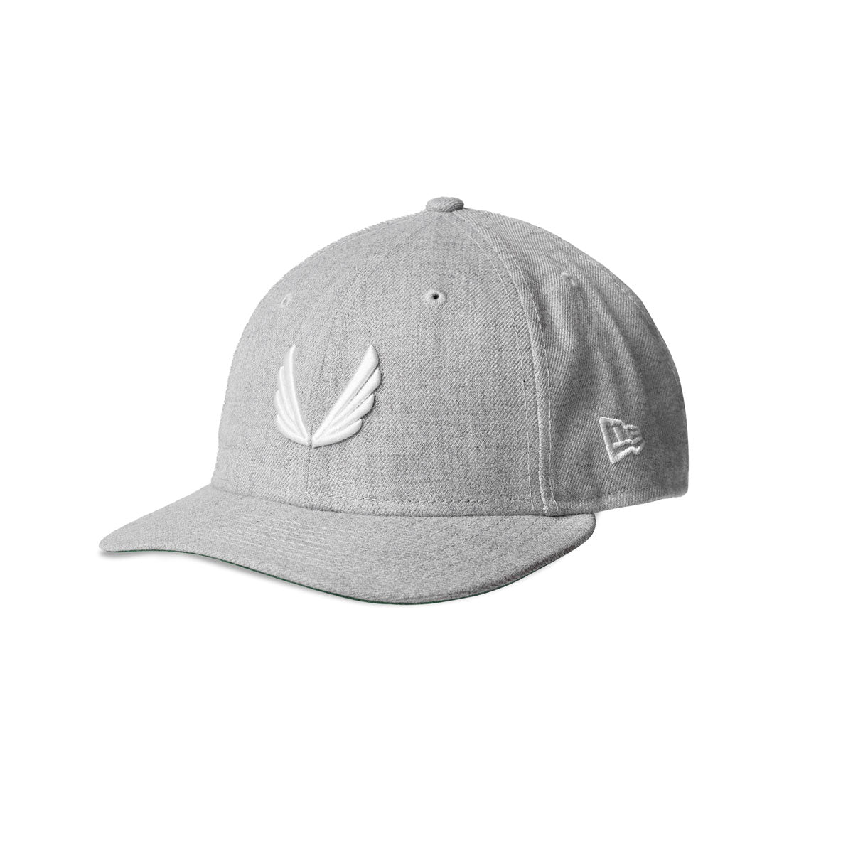 New Era® 59Fifty® Low Profile Hat Heather Grey/White "Wings" | ASRV near me