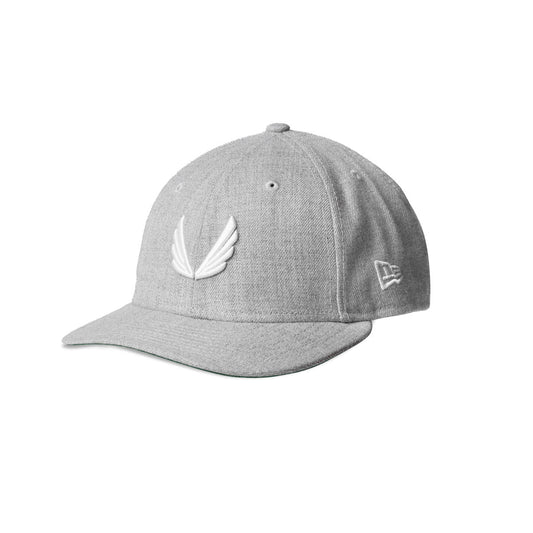 New Era® 59Fifty® Low Profile Hat Heather Grey/White "Wings" | ASRV near me