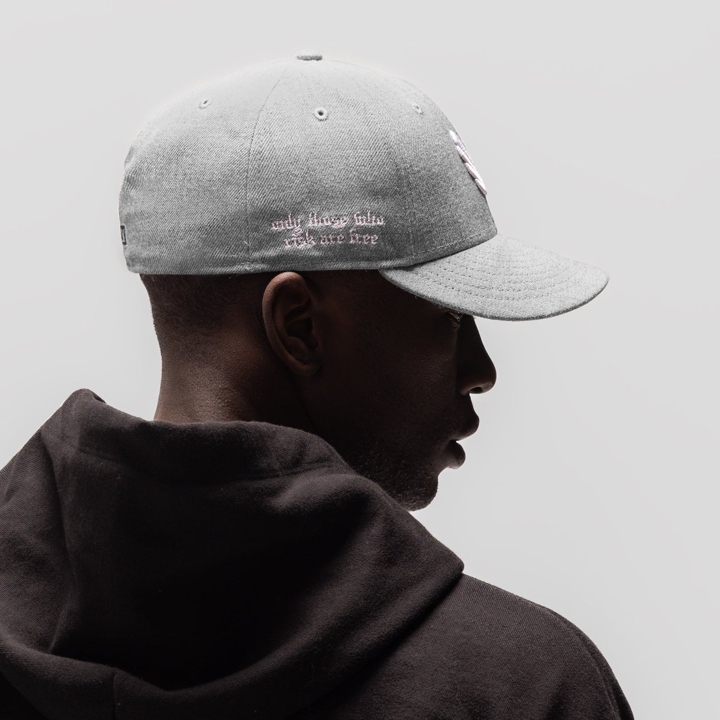 New Era® 59Fifty® Low Profile Hat Heather Grey/White "Wings" | ASRV near me