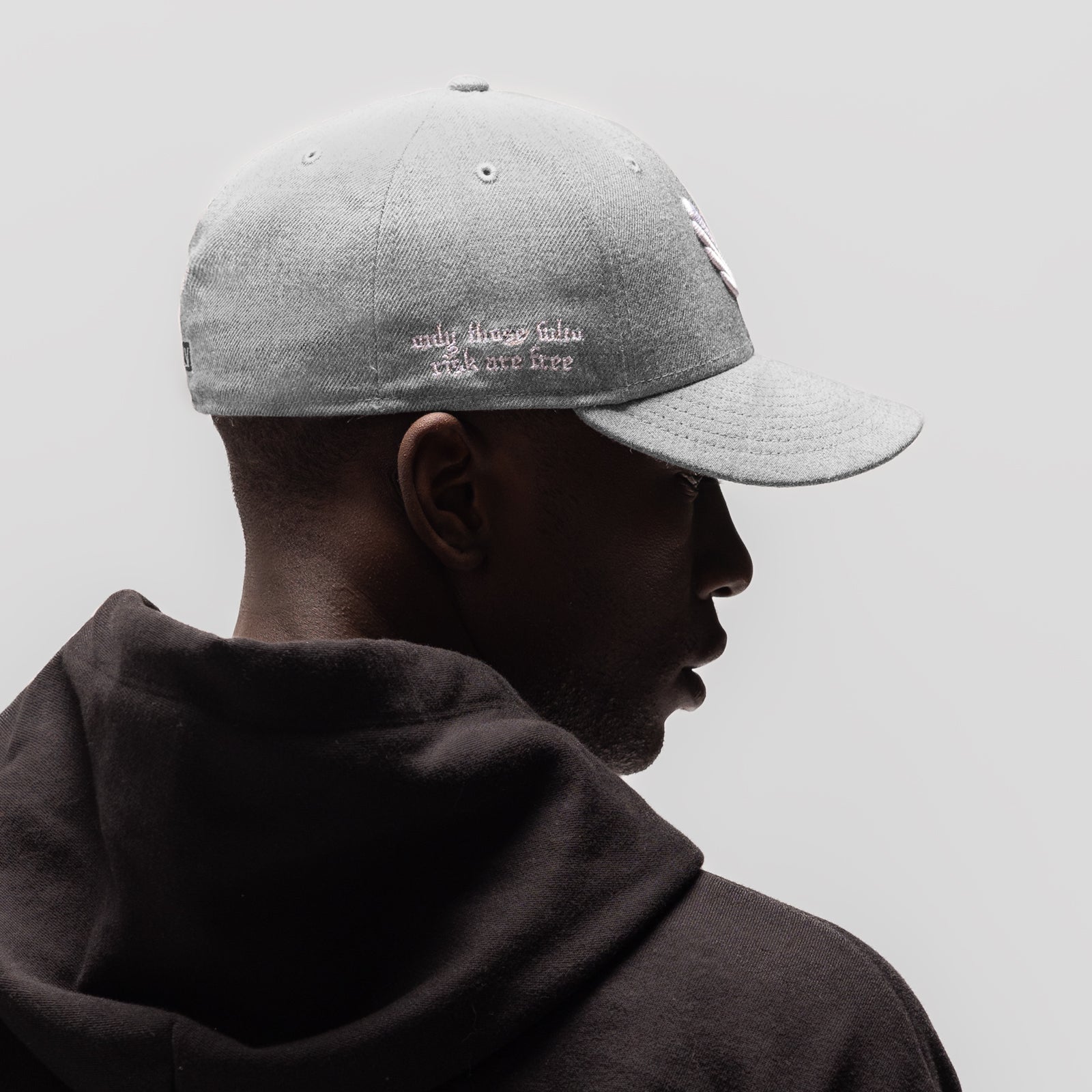 New Era® 59Fifty® Low Profile Hat Heather Grey/White "Wings" | ASRV near me