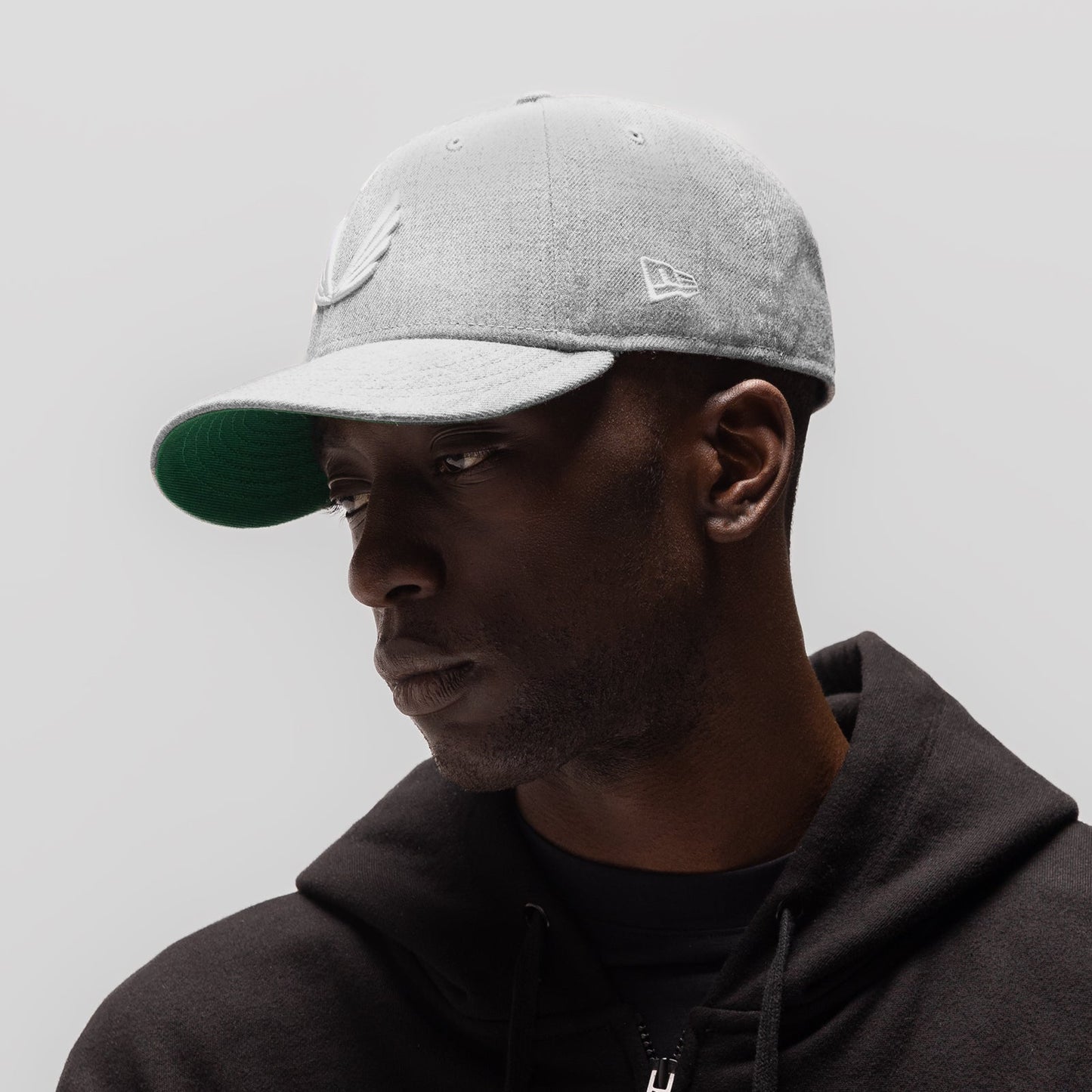 New Era® 59Fifty® Low Profile Hat Heather Grey/White "Wings" | ASRV near me