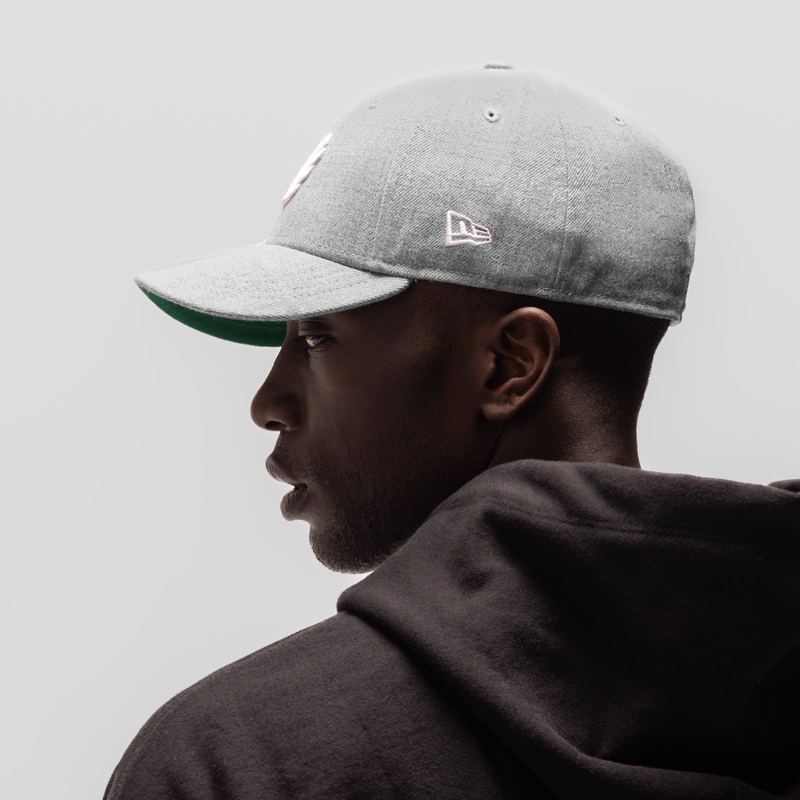 New Era® 59Fifty® Low Profile Hat Heather Grey/White "Wings" | ASRV near me