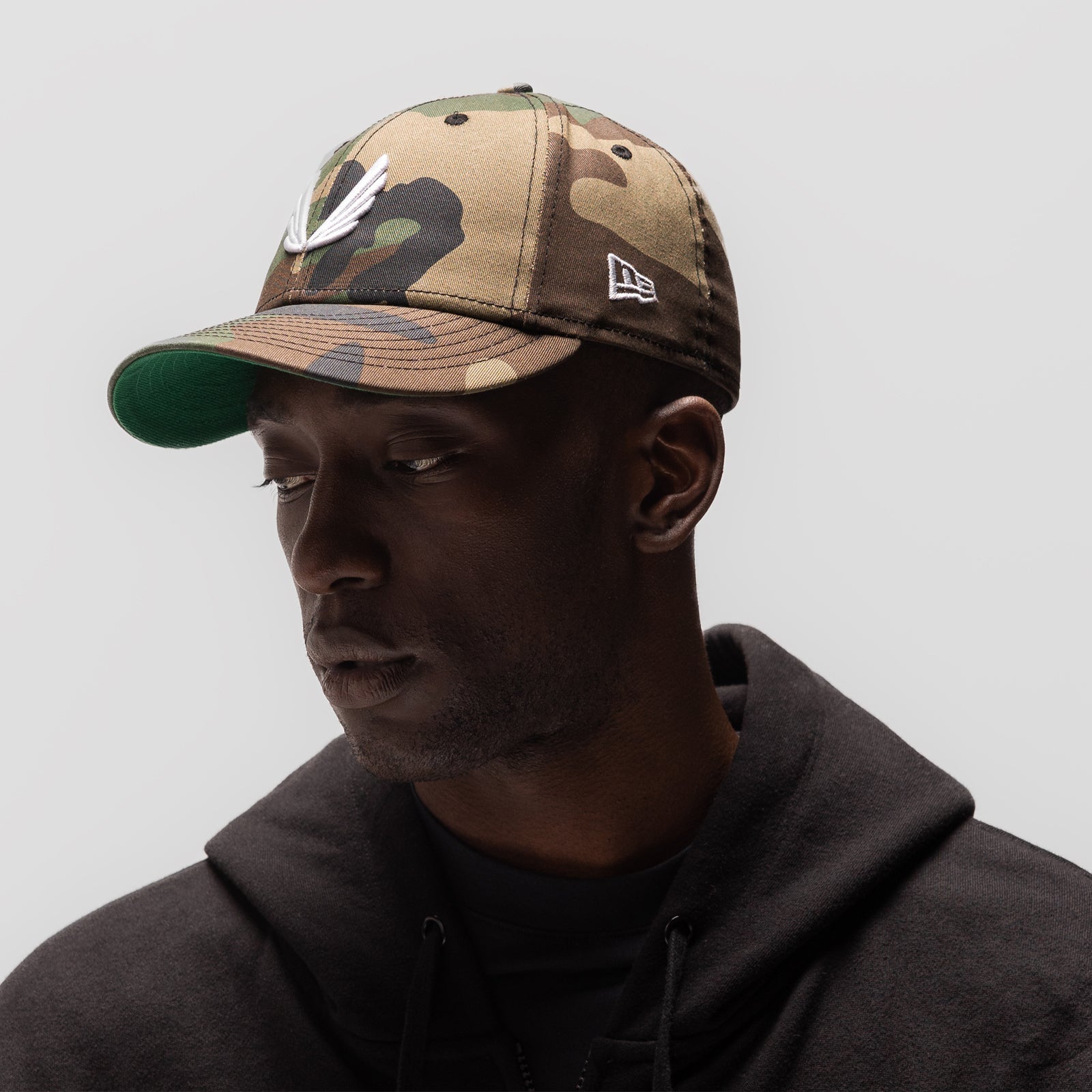 New Era® 59Fifty® Low Profile Hat Woodland Camo/White "Wings" | ASRV on sale