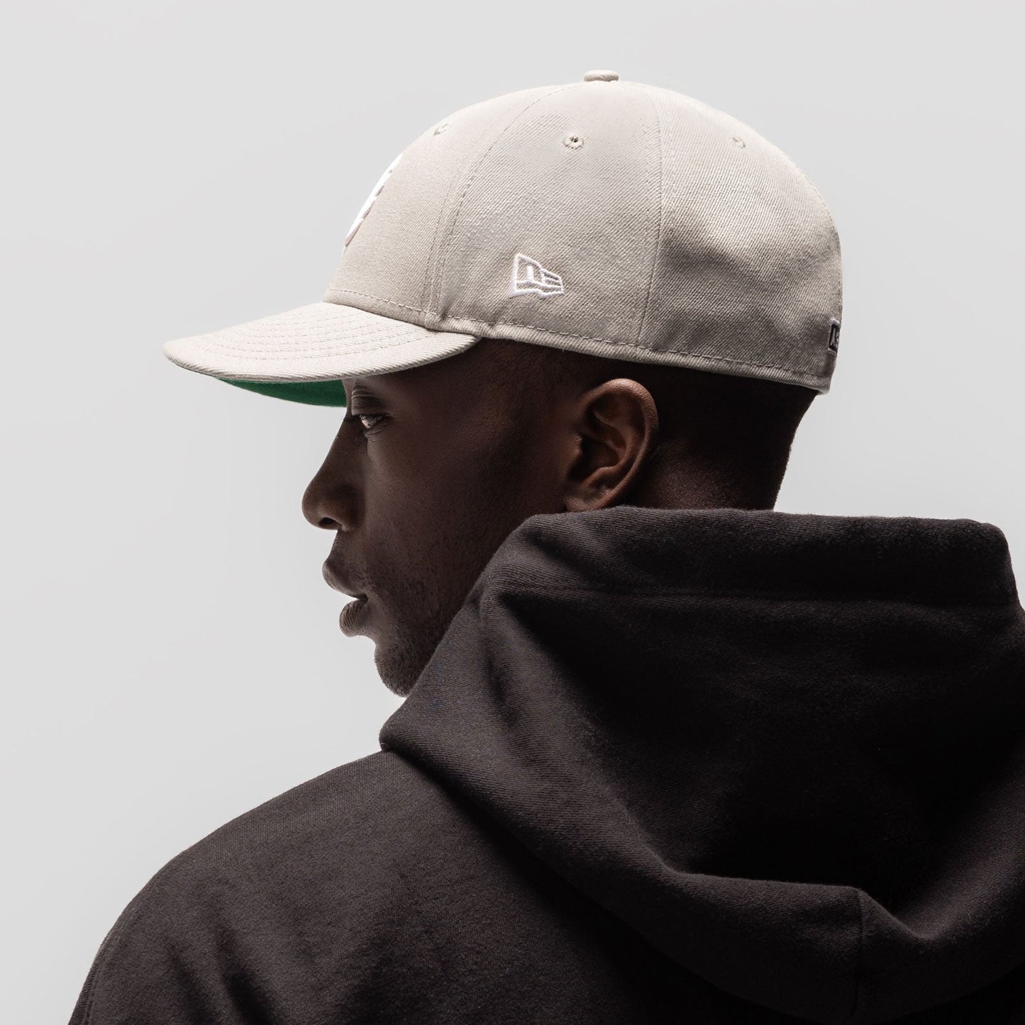 New Era® 59Fifty® Low Profile Hat Stone/White "Wings" | ASRV for sale
