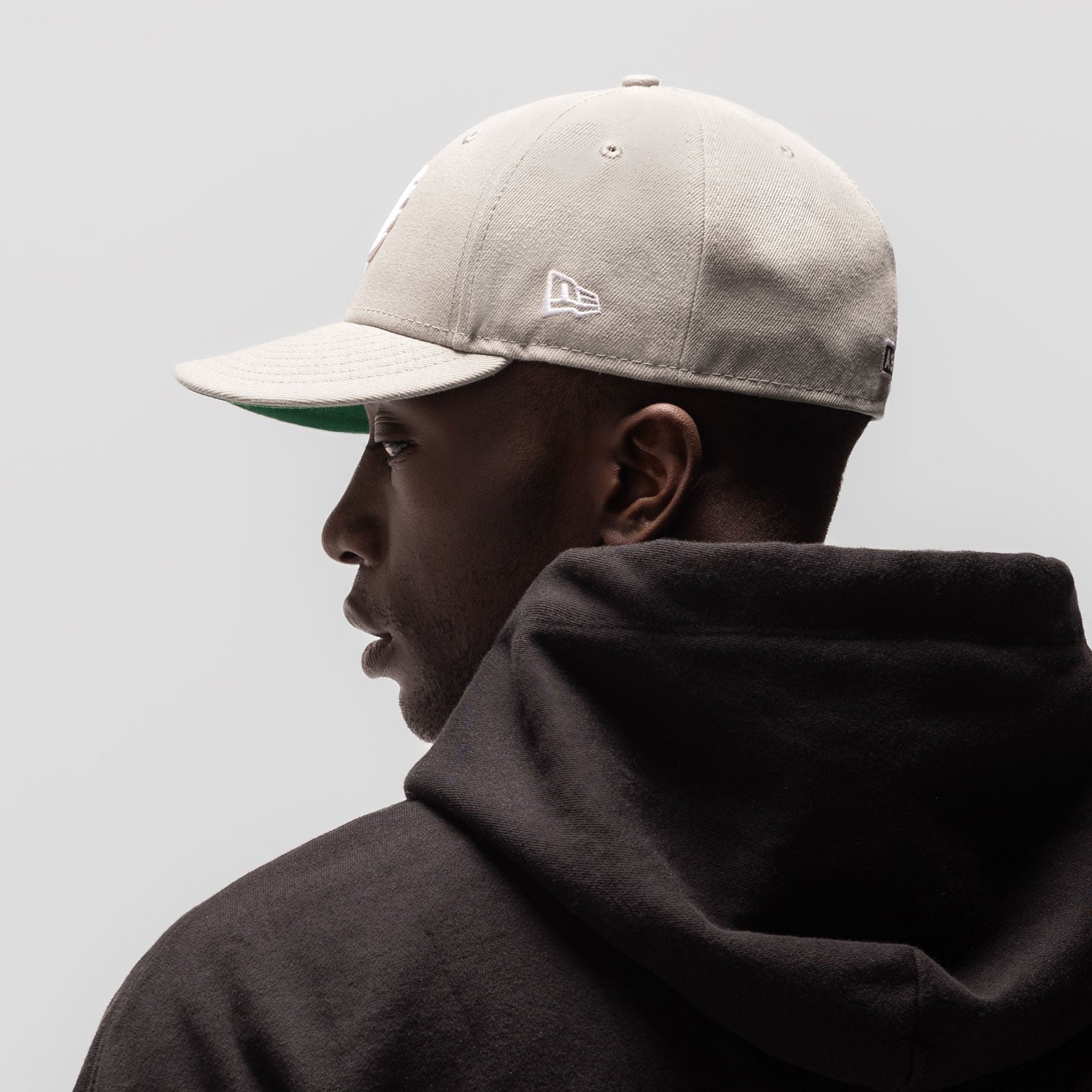 New Era® 59Fifty® Low Profile Hat Stone/White "Wings" | ASRV for sale