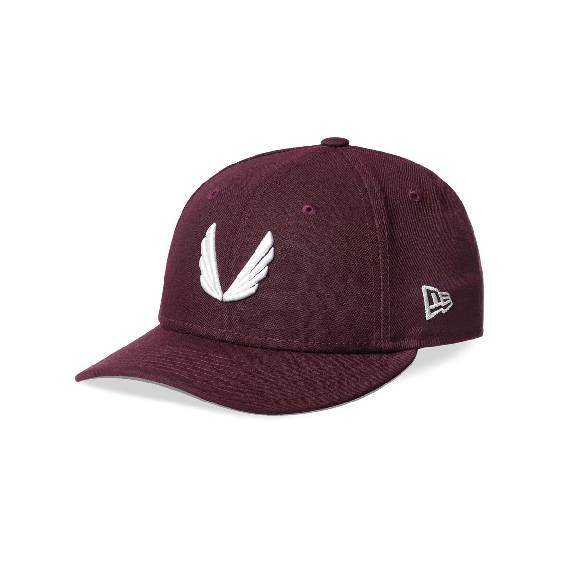 New Era® 59Fifty® Low Profile Hat Maroon/White "Wings" | ASRV Online