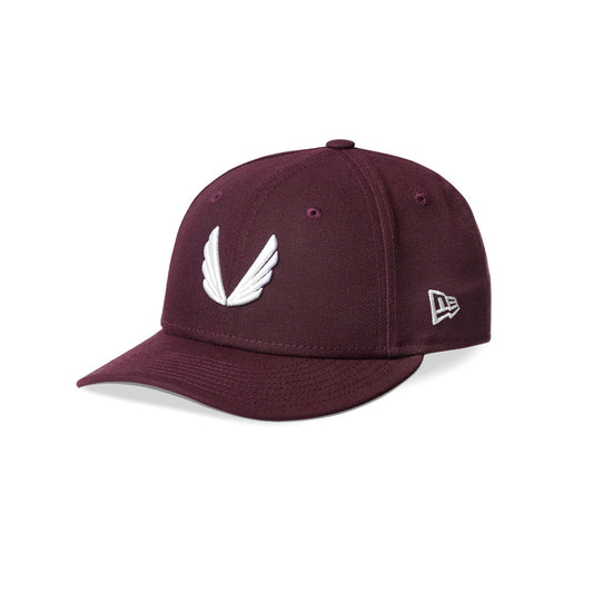 New Era® 59Fifty® Low Profile Hat Maroon/White "Wings" | ASRV Online