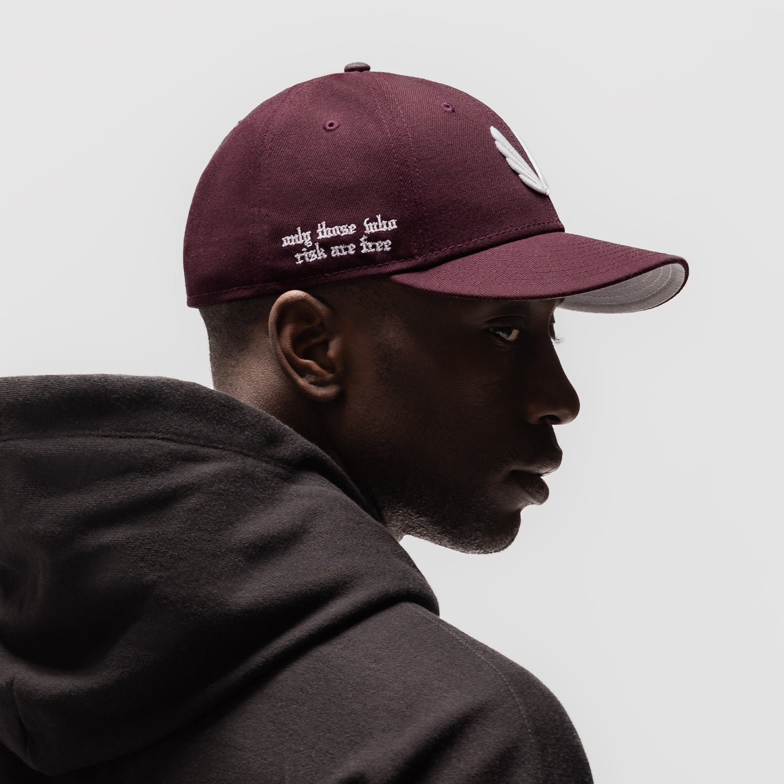 New Era® 59Fifty® Low Profile Hat Maroon/White "Wings" | ASRV Online