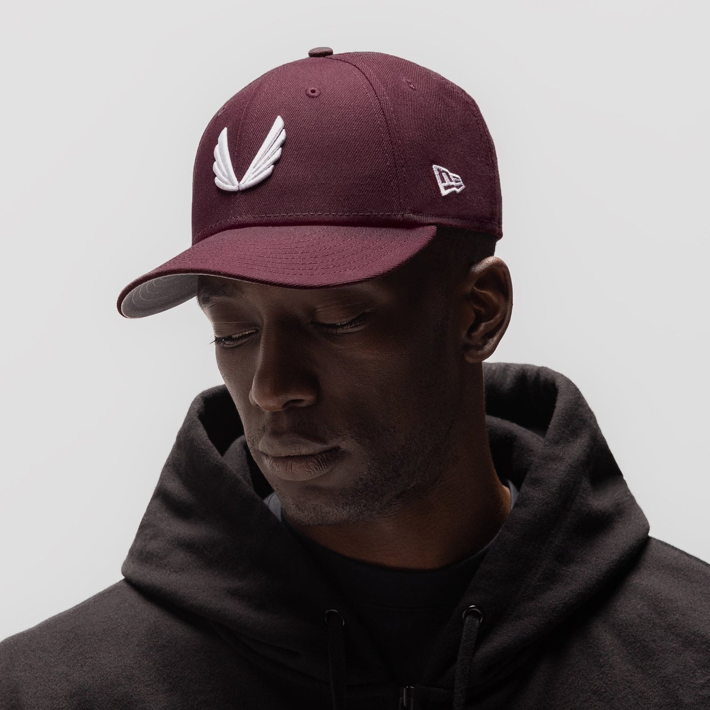 New Era® 59Fifty® Low Profile Hat Maroon/White "Wings" | ASRV Online