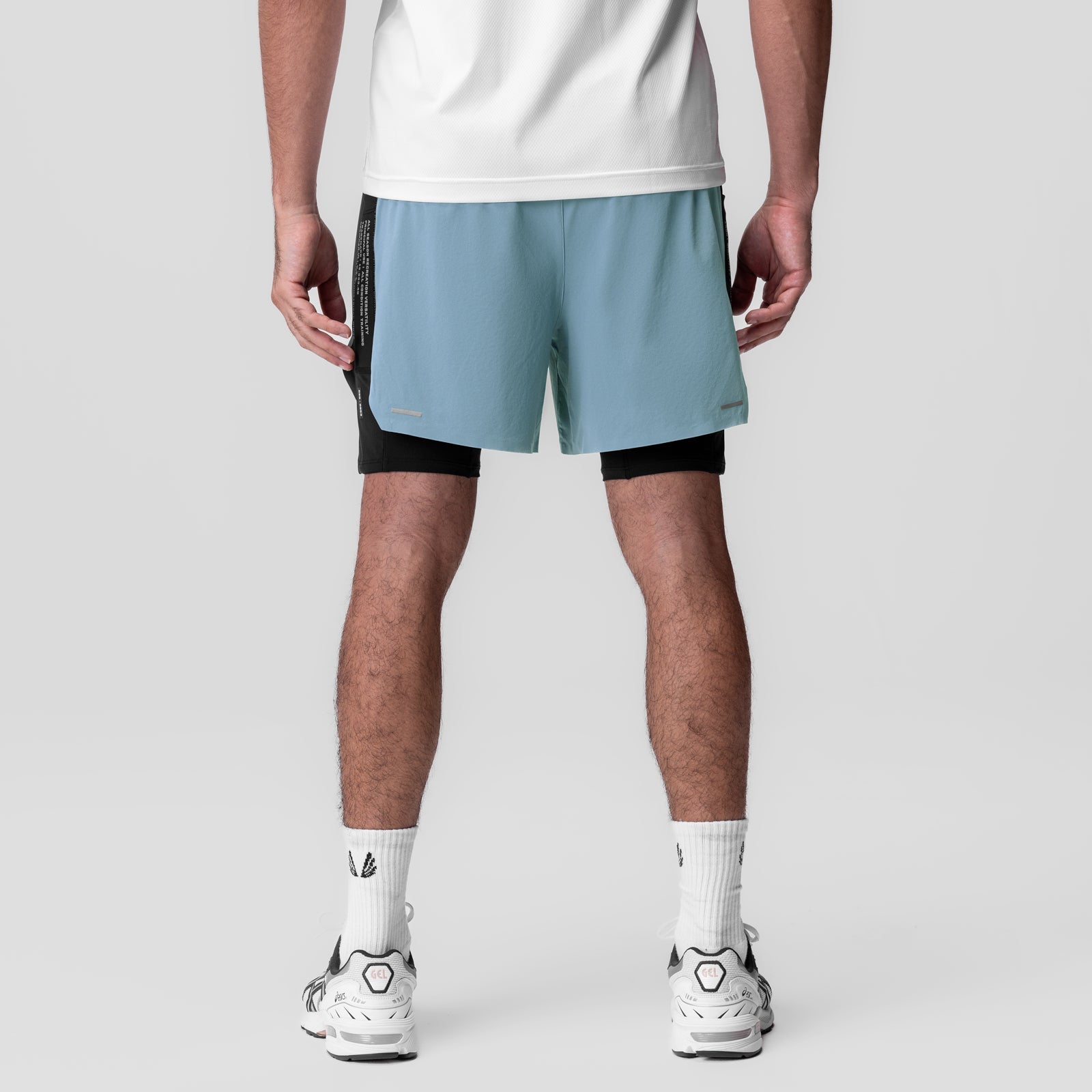 0953. Aerotex™ Hybrid Liner Short Light Sky/Black | ASRV sale
