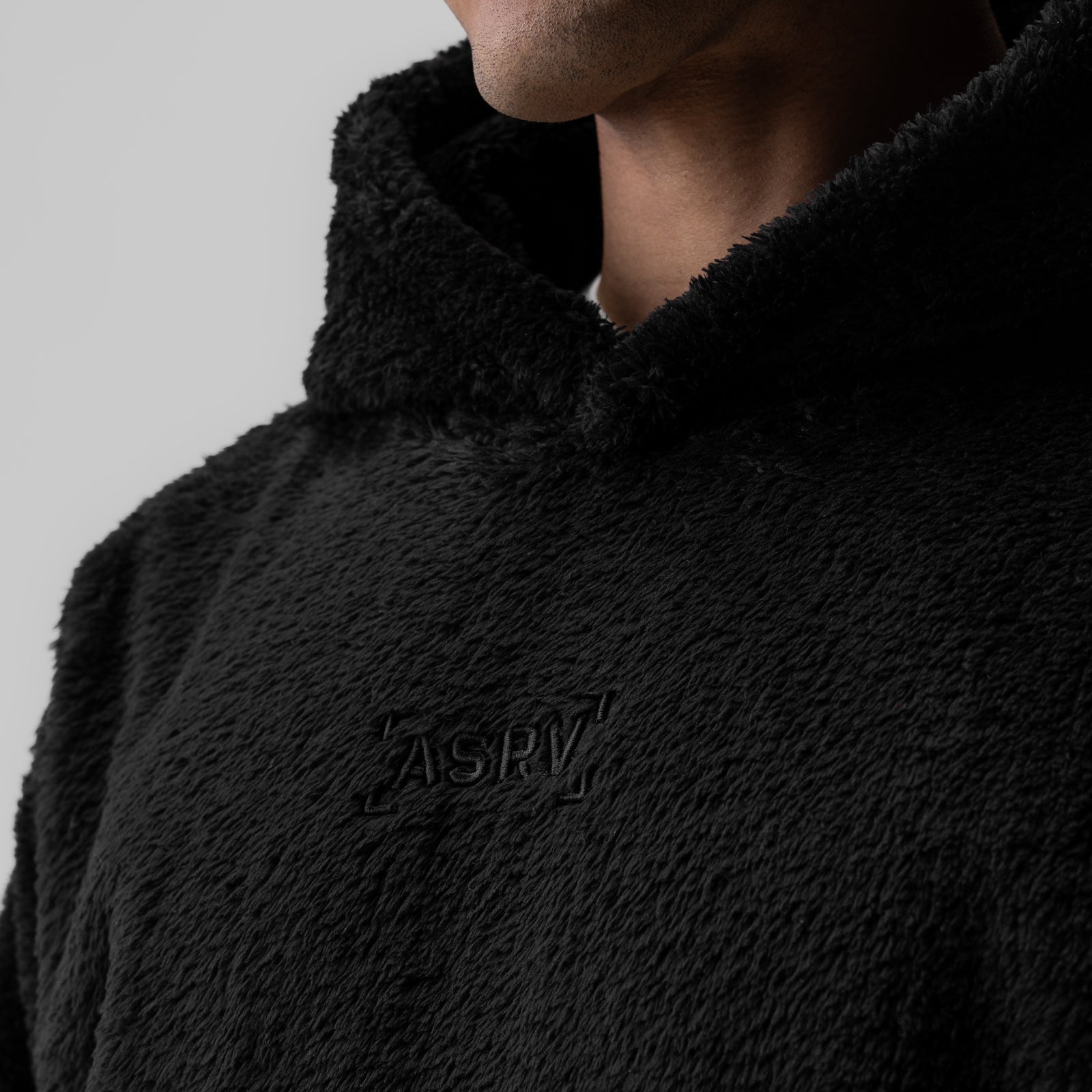 0553. Sherpa Recovery Hoodie Black/White "Wings" | ASRV Online